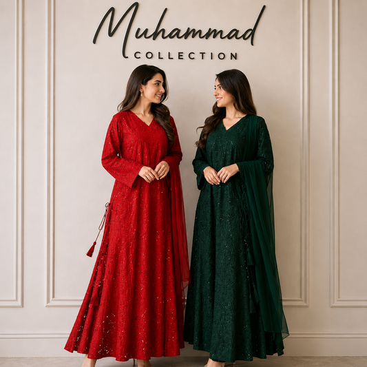 Muhammad collection three pc lawn maxi